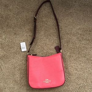 BRAND NEW Coach watermelon Saddle Bag
